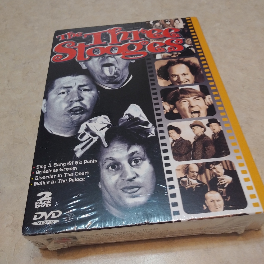 The Three Stooges 2pack DVD collection - sealed